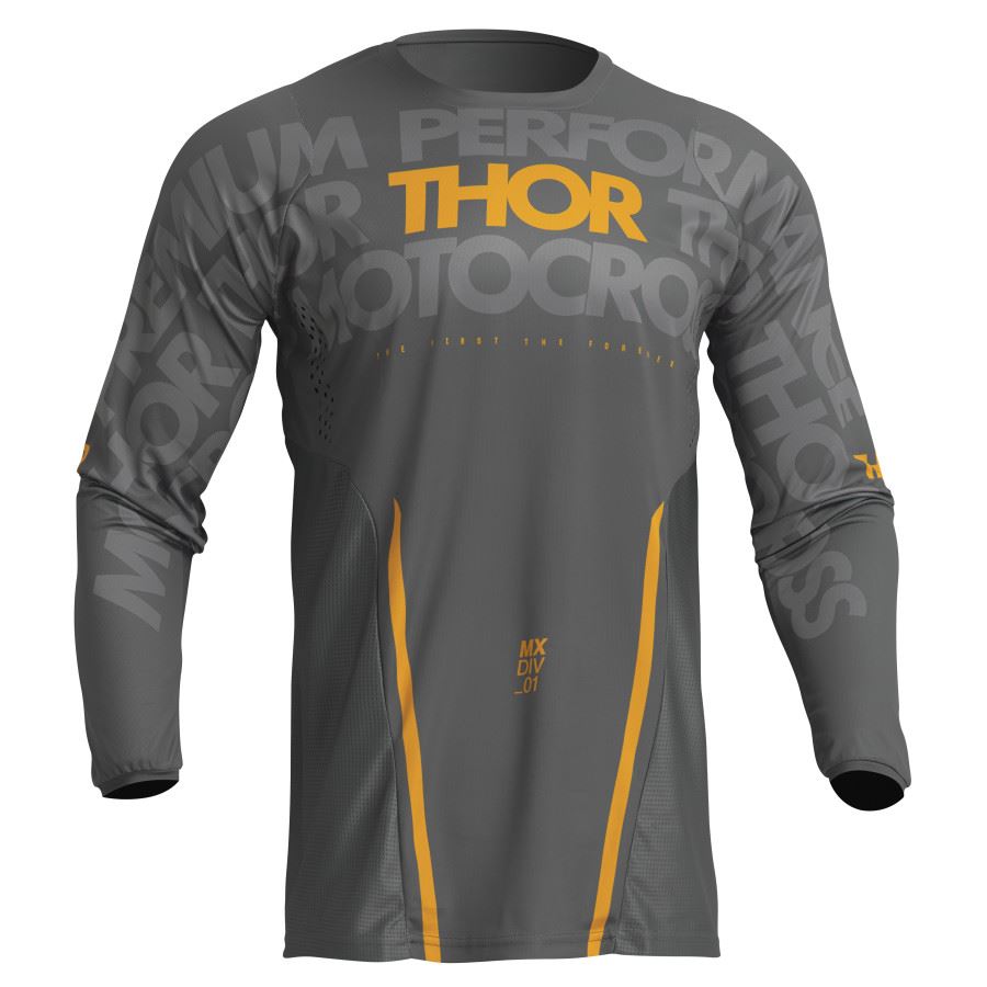 Thor 2024 Pulse Mono Dark Grey Motocross Jersey